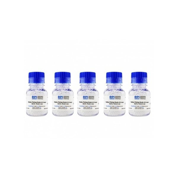Rattler Plating Beads, 230 g/bottle, 5 Bottles